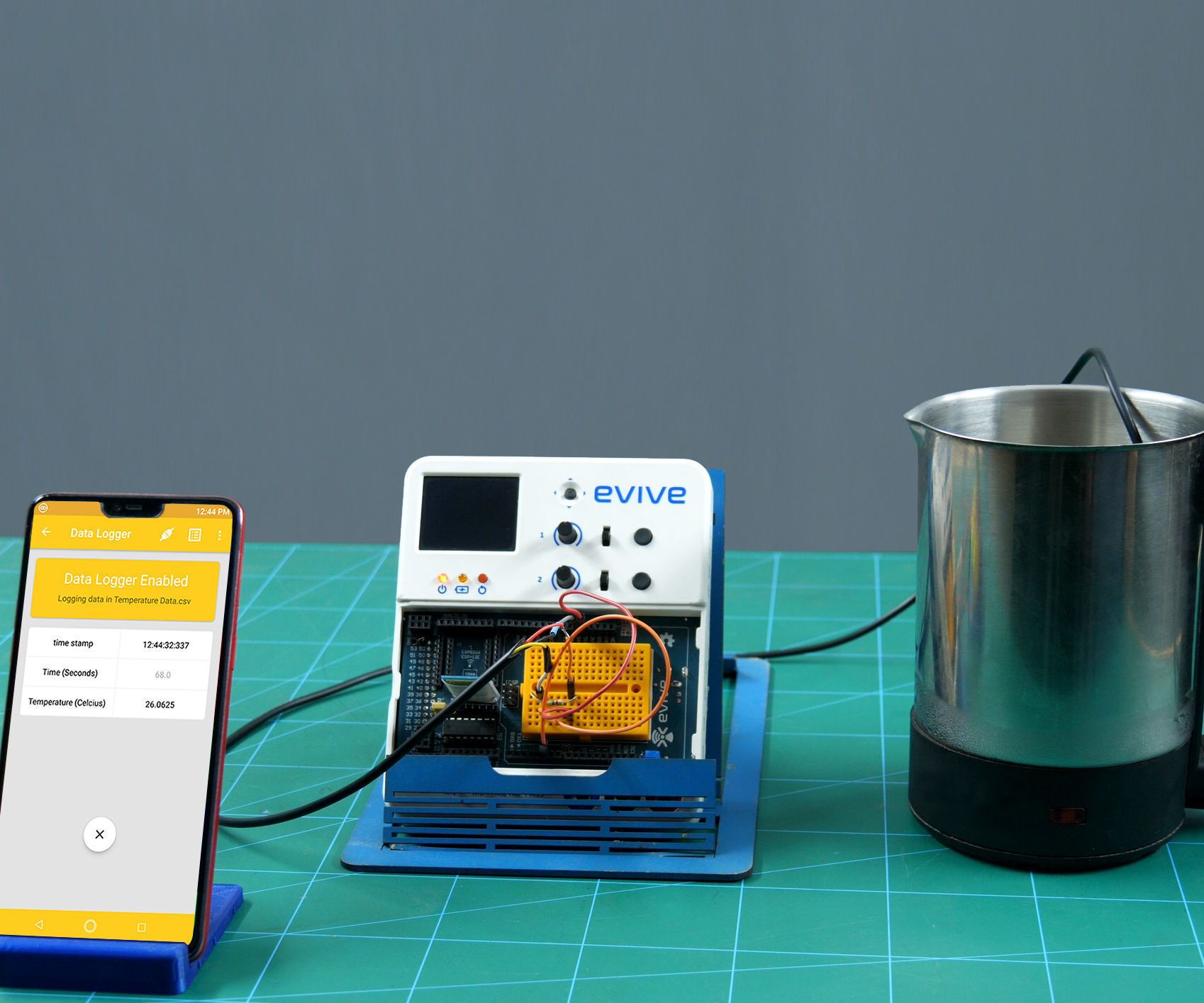 Understanding Latent Heat by Real- Time Data Logging in Your Smartphone
