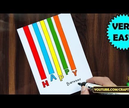 BIRTHDAY CARD DRAWING EASY