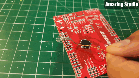 Assembling the PCB Board: