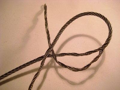 Really Quick Wire Rope Eye-splice. : 3 Steps - Instructables