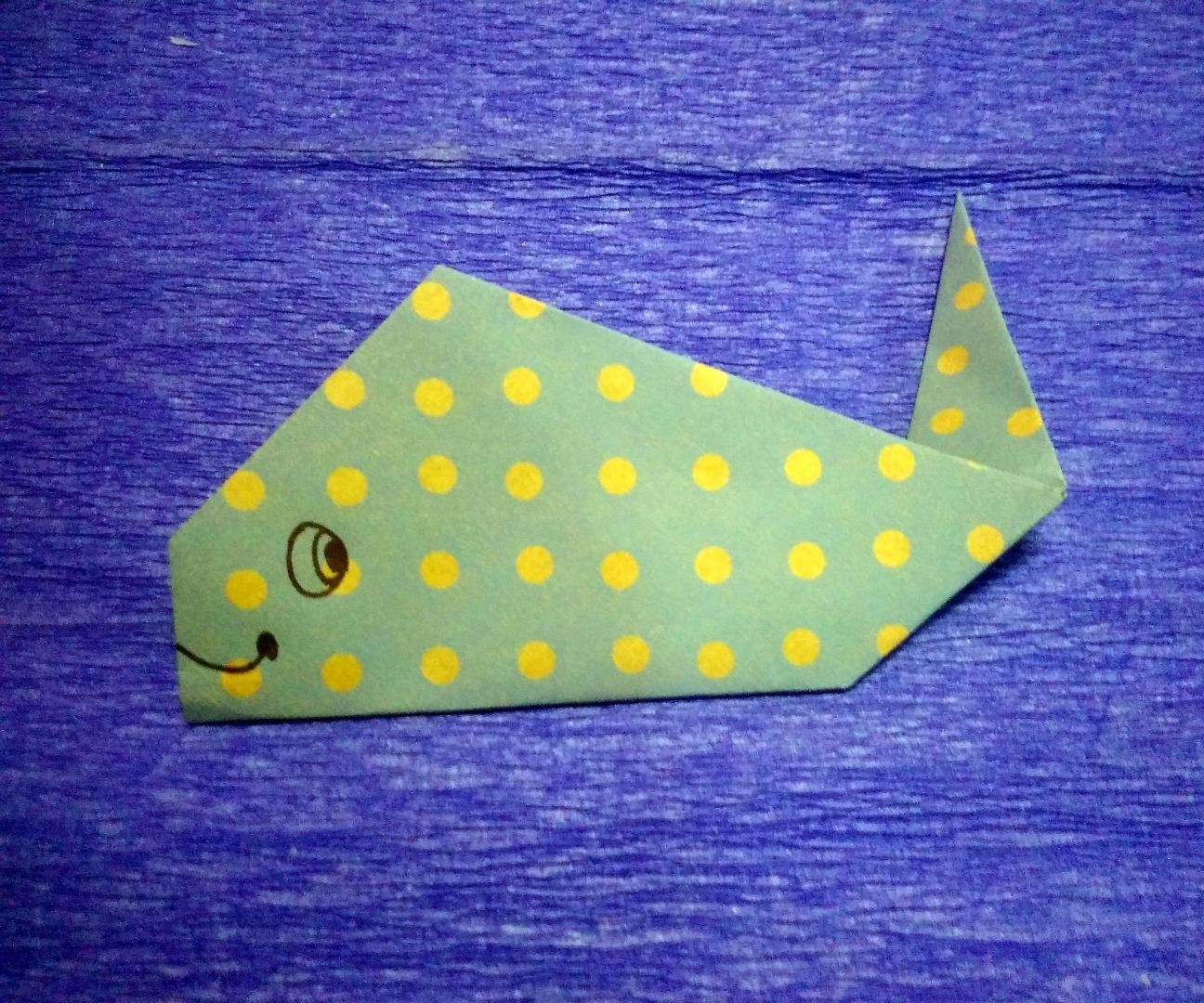 How to Make Origami Whale