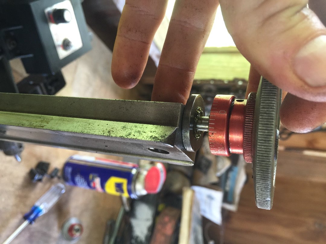 Remove Hand Wheel and Head Bearing