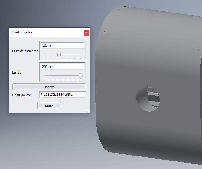 Inventor Product Configurator