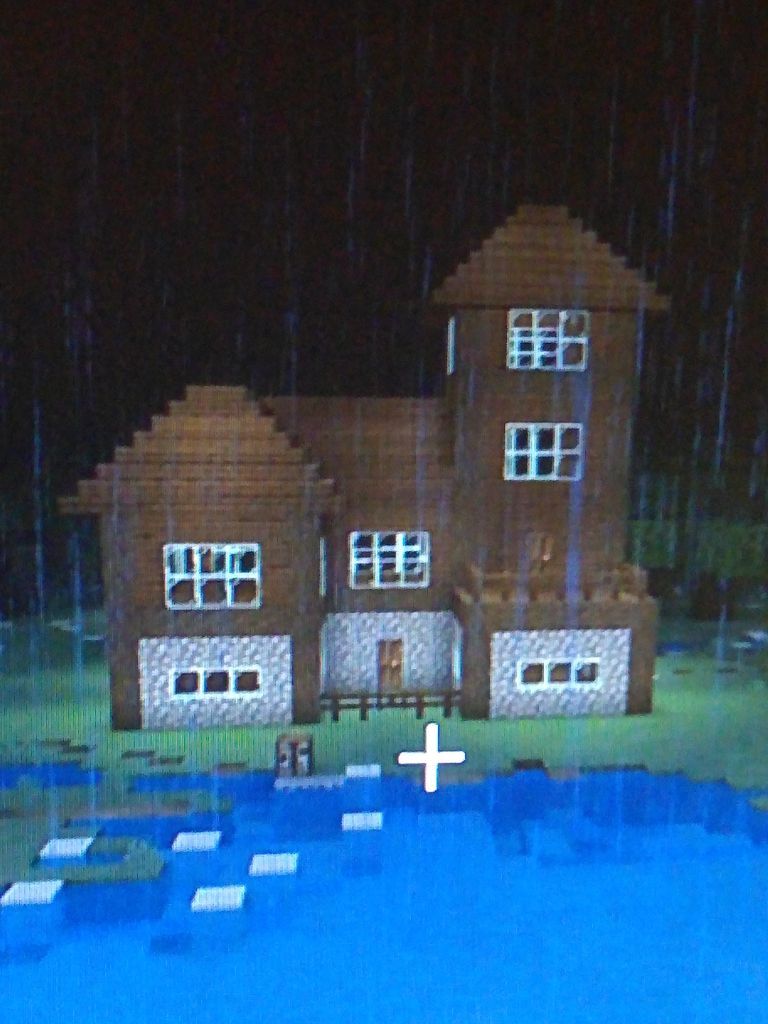 How To Build A Large Minecraft House 12 Steps Instructables