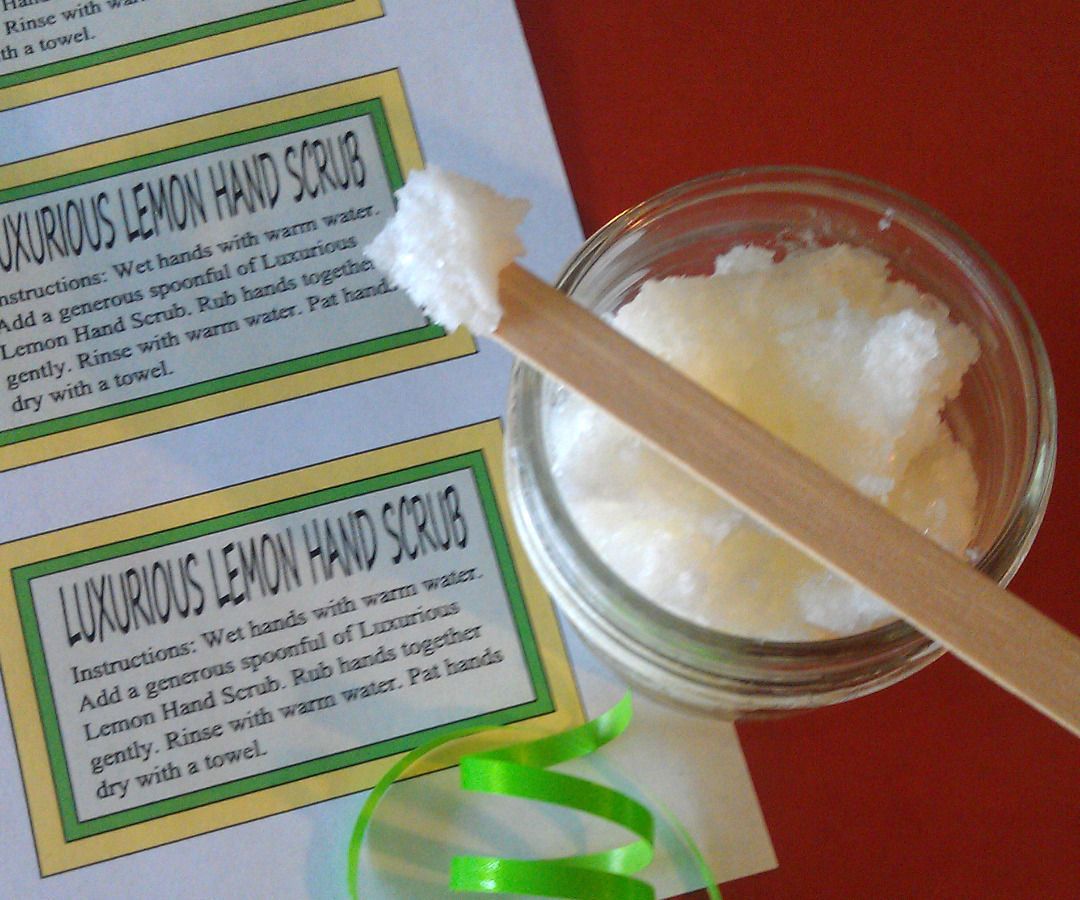 Luxurious Lemon Hand Scrub (and Laxative!)