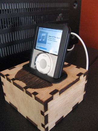 Laser Cut Ipod Dock