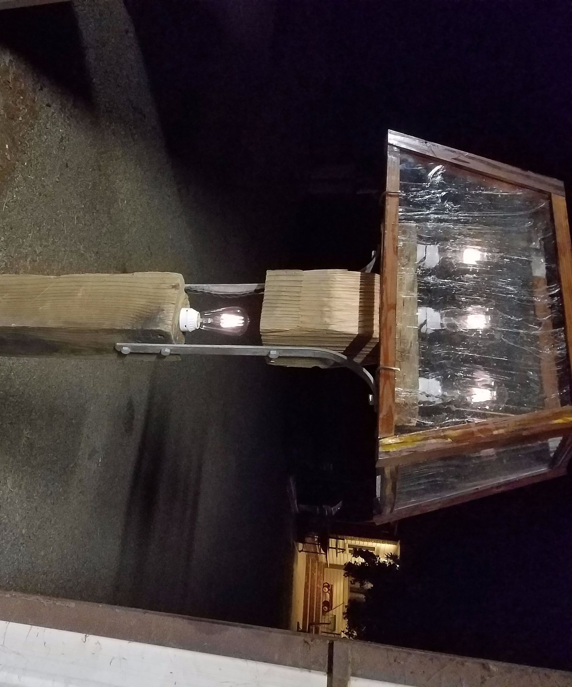 Floor Lamp From Saved Junk