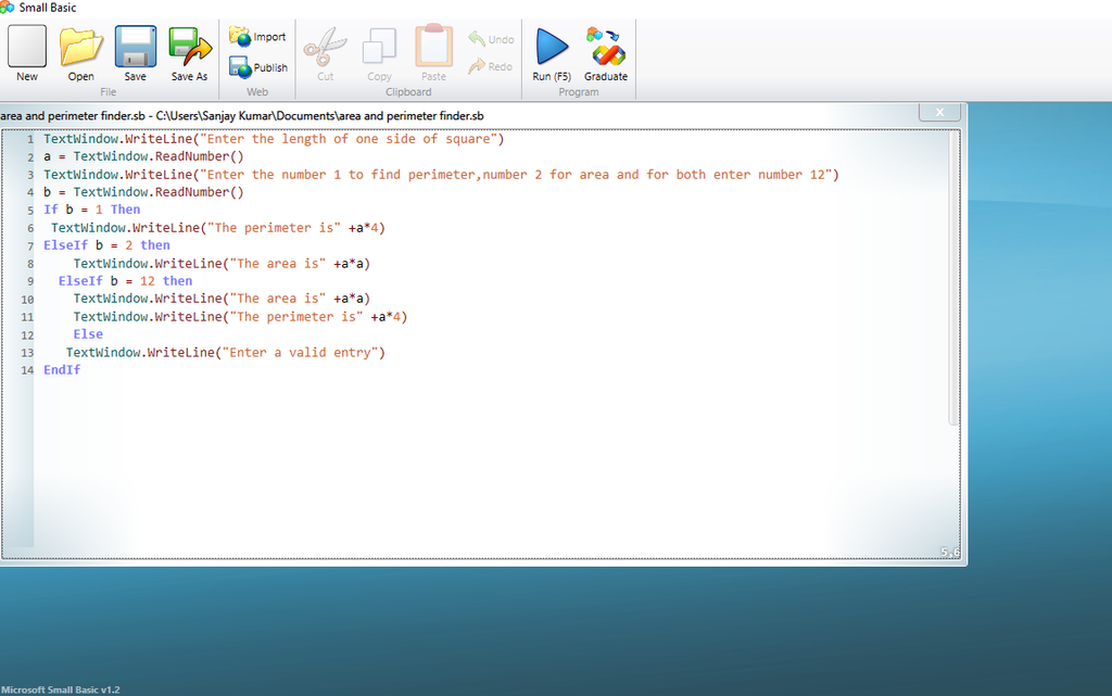 Small Basic Code : 10 Steps - Instructables