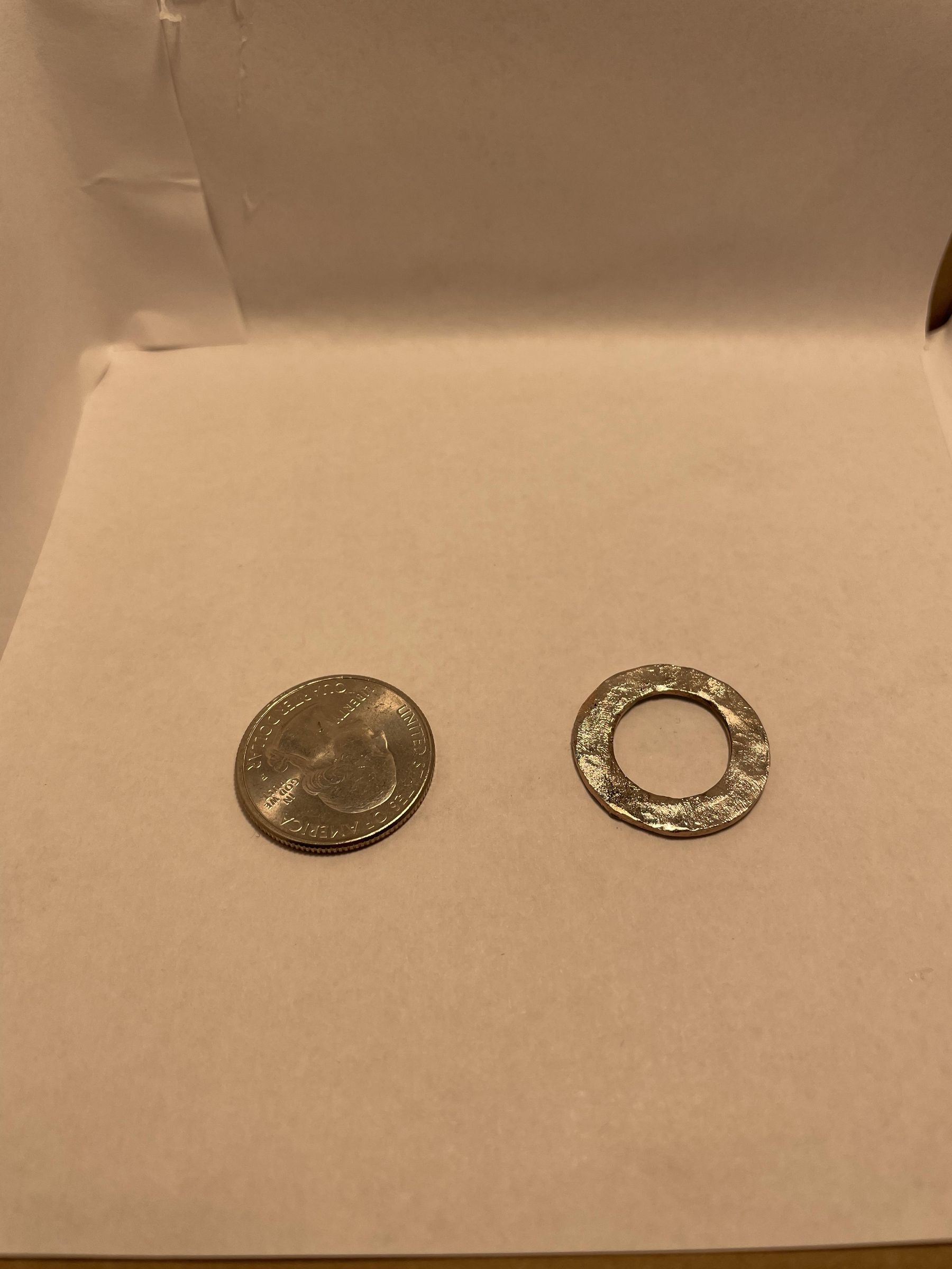 Elegant Metal Quarter Necklace! 4 Steps Instructables