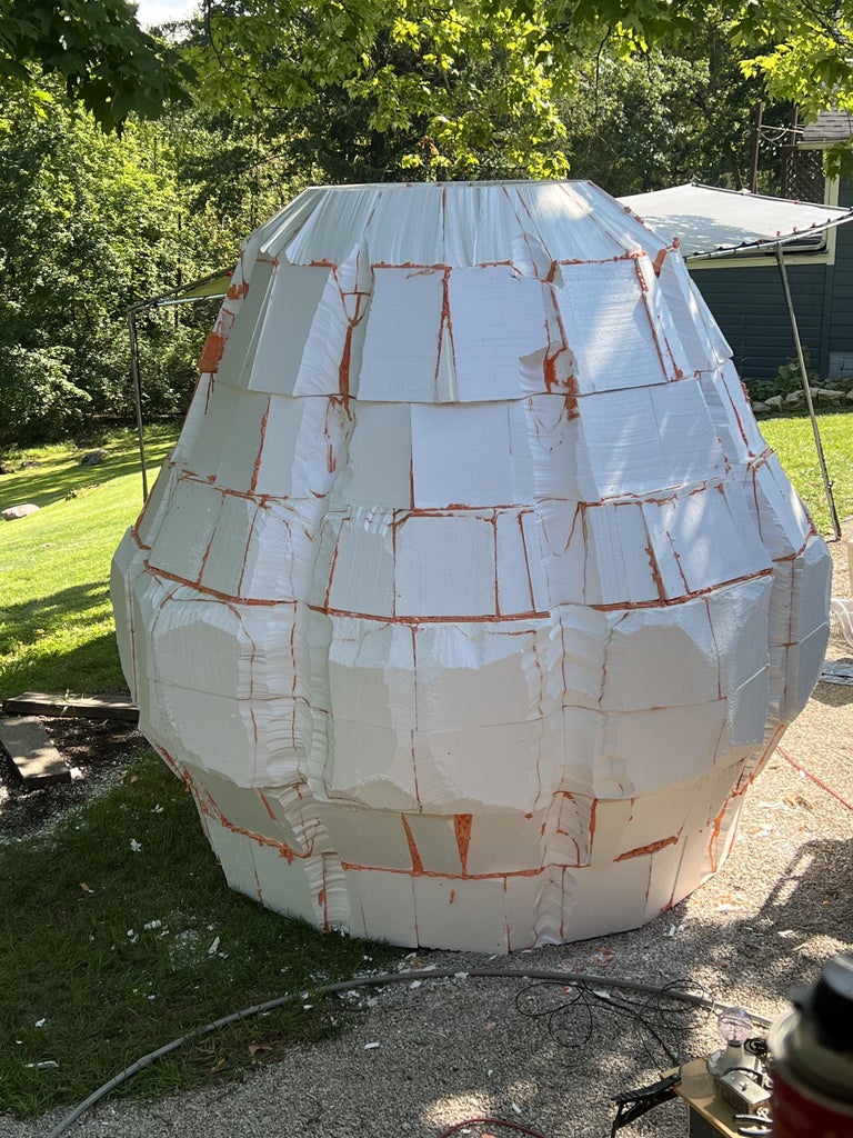 Oversized Foam Jack-o Lantern : 20 Steps (with Pictures) - Instructables