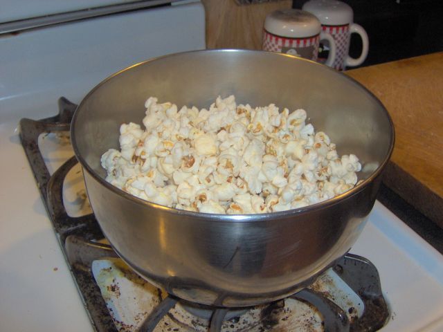 Homemade, Stovetop Popcorn