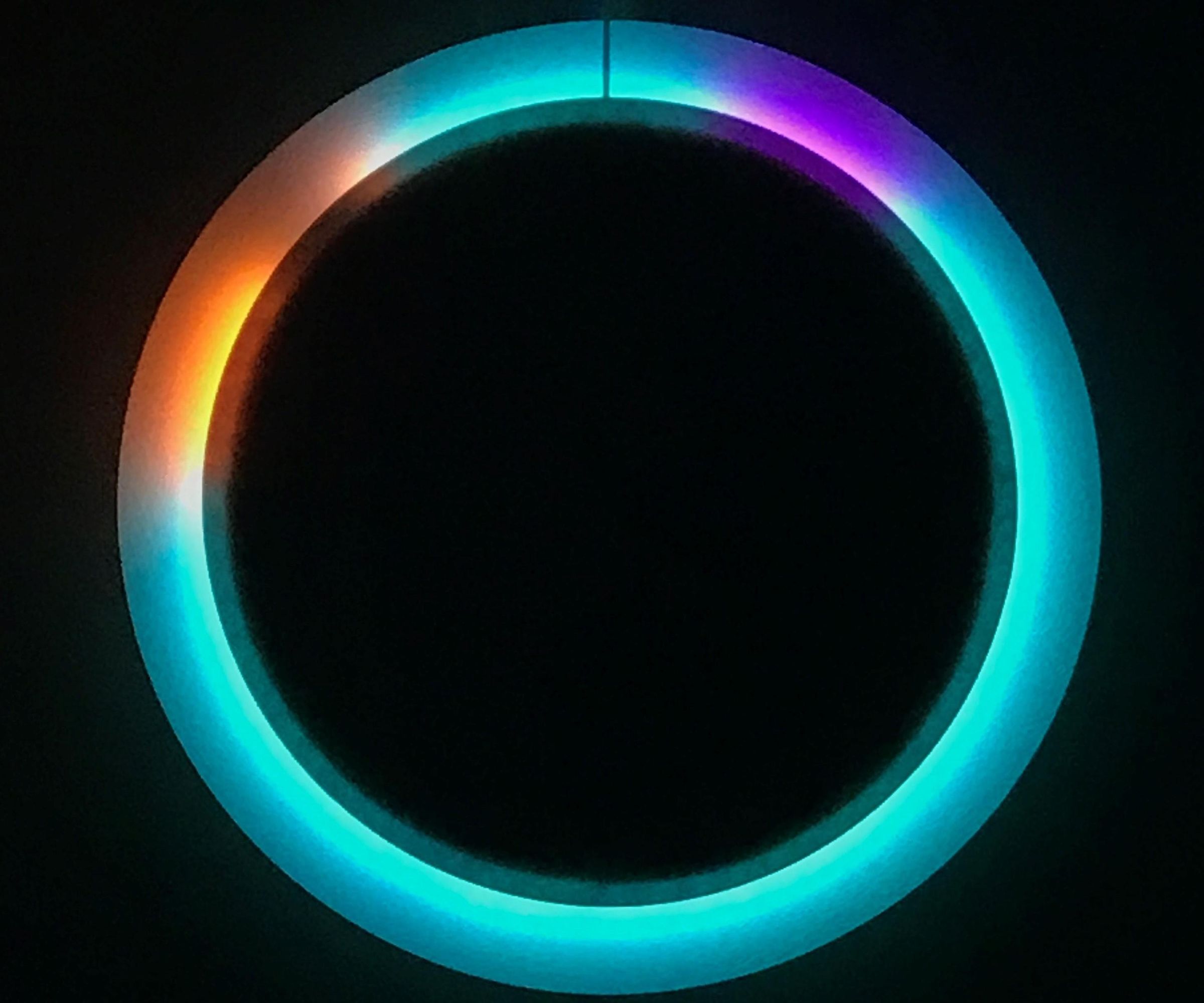 Paper Cone + Color LED Clock