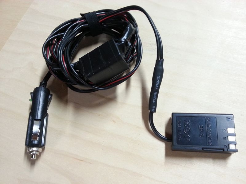 Portable DC Power for a Nikon D40, D40X, D60, D5000, and D3000