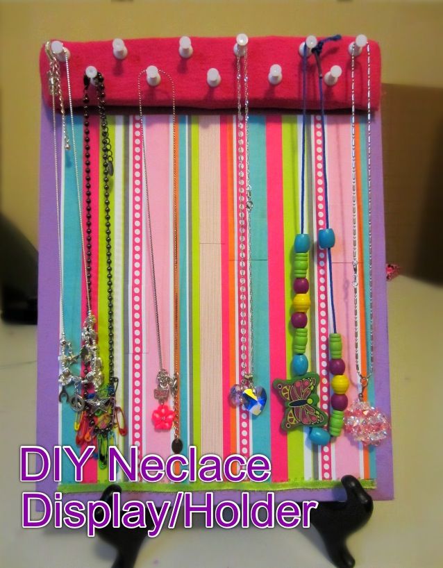 DIY Necklace Holder / Display (Easy)