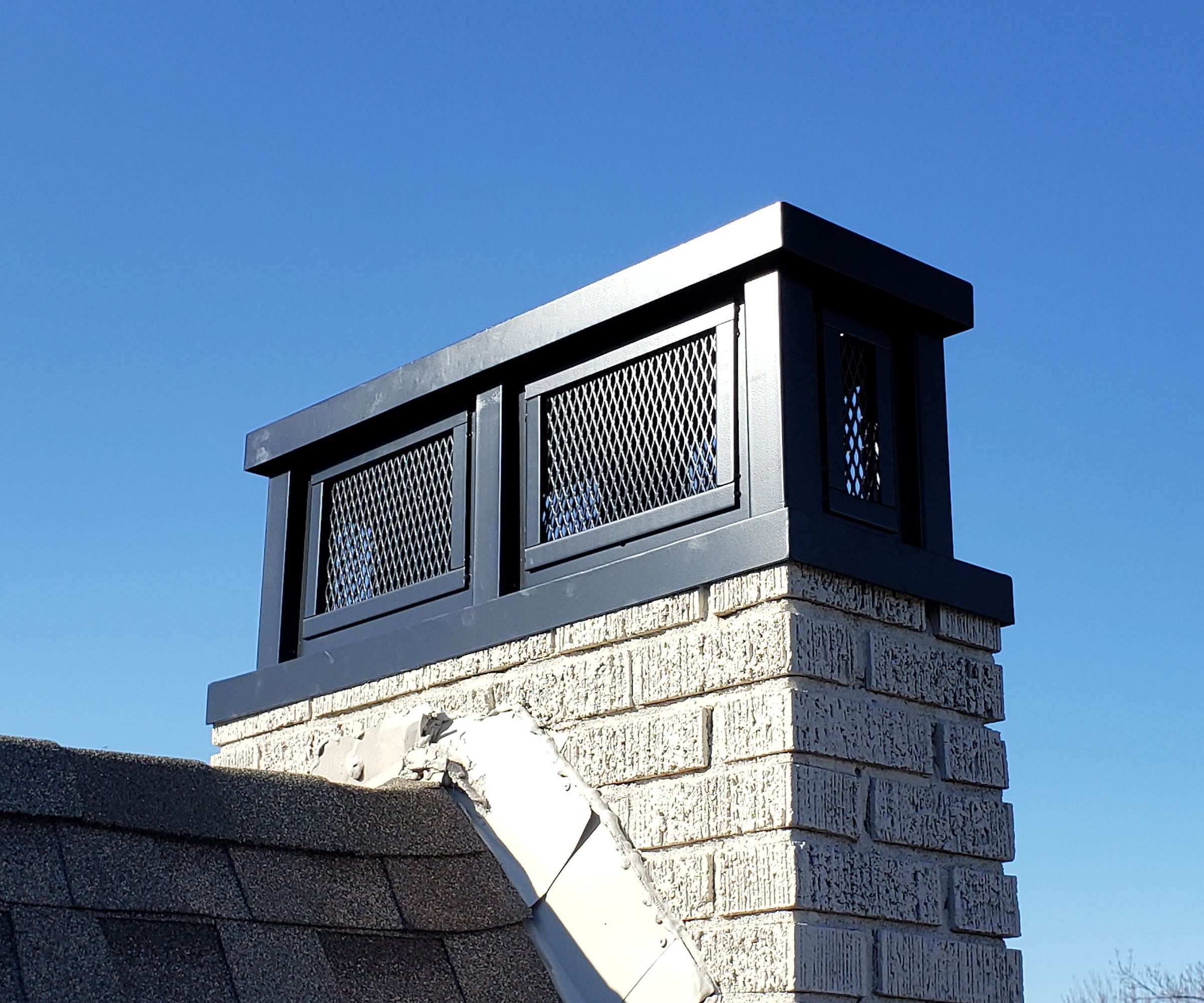 DIY Metal Chimney Cap for Historic Home