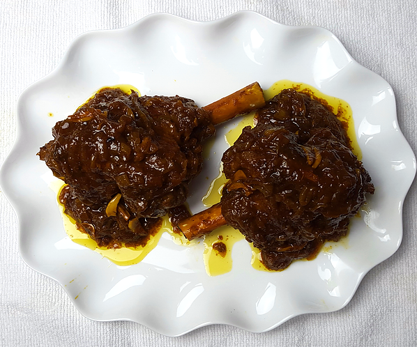 Slow Cooked Lamb Shanks