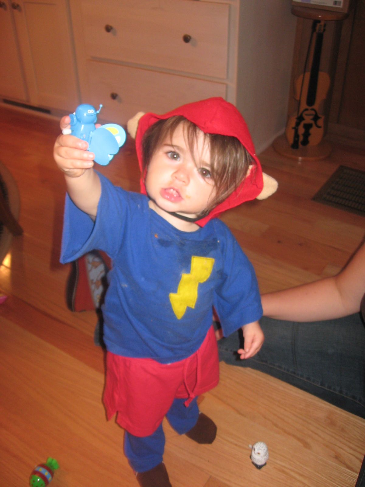 Word Girl and Captain Huggy Face Costumes