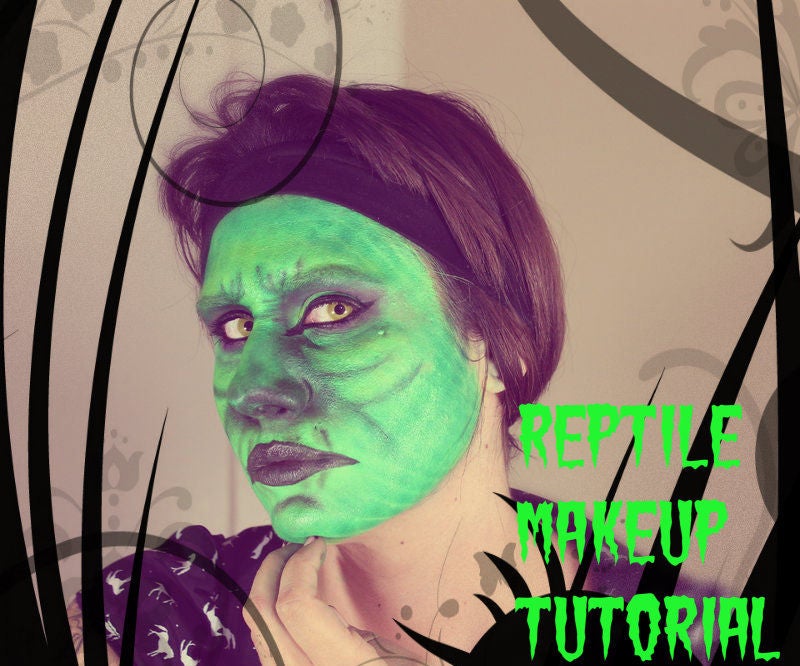 Reptile Makeup Tutorial 6 Steps (with Pictures) Instructables