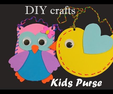 Kids Purse DIY Crafts 