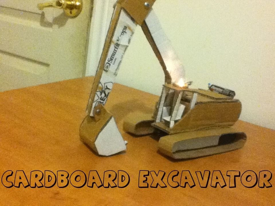 Cardboard Excavator