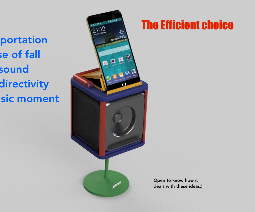 Bose Challenge - Audio Speaker Container - the Efficient Choice