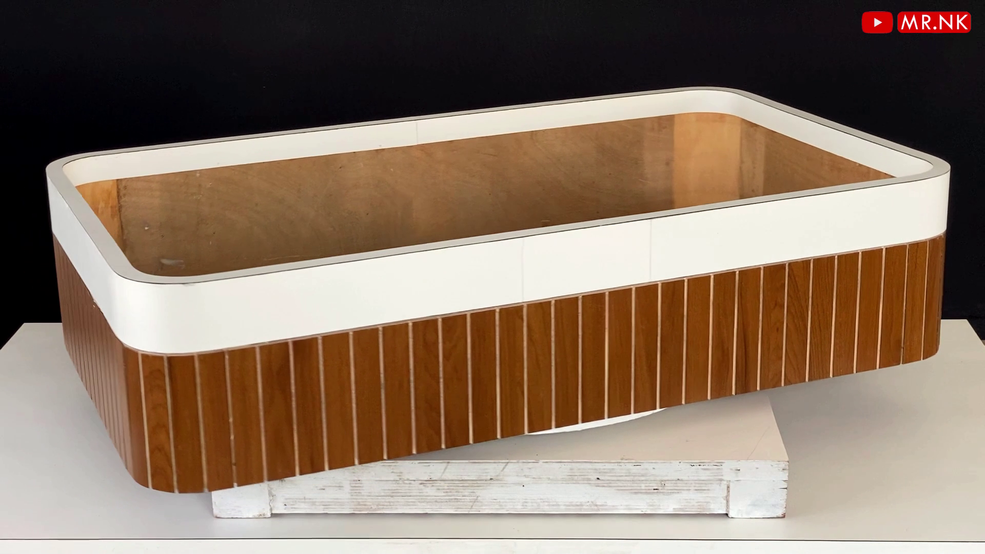 Building a Coffee Table With Endless Depth! (Infinity Illusion) : 12 ...