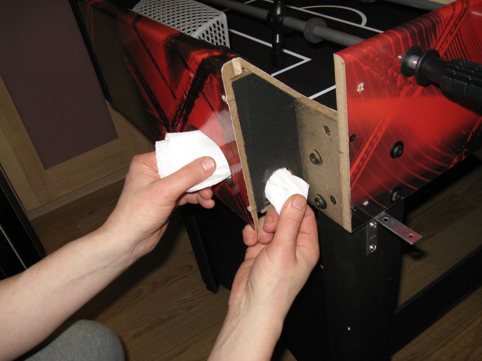 Add Side Ball Returns Your Halex/Franklin Foosball Table 33 Steps