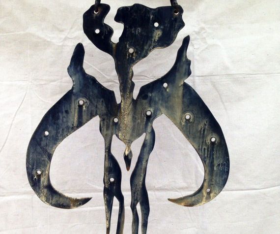 Star Wars Mandalorian Steel Art