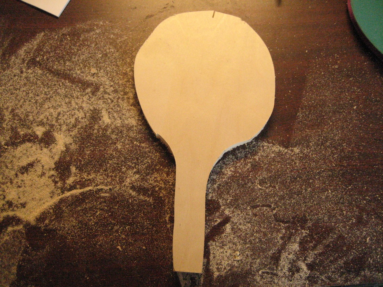 how to make a wooden ping pong paddle