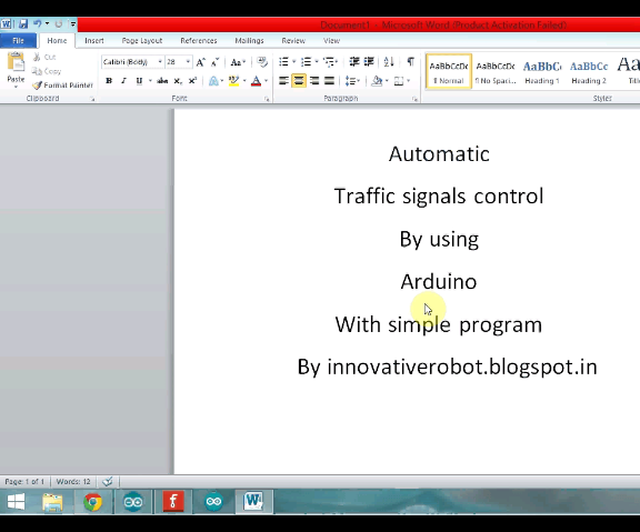 Traffic Signal Control