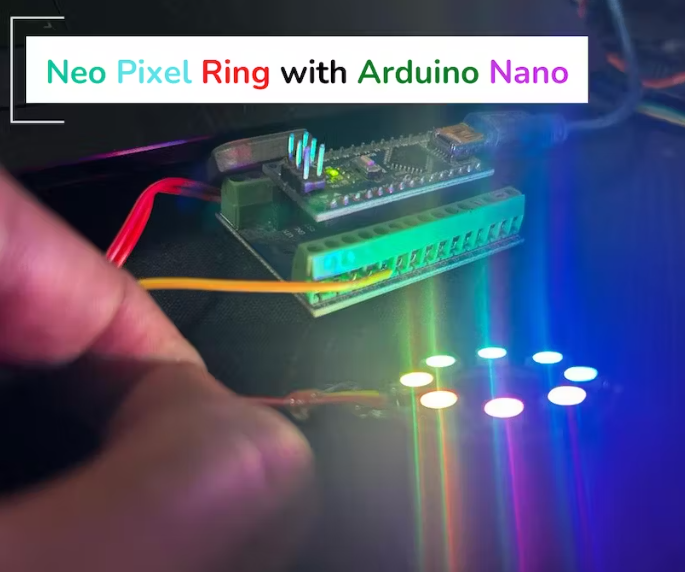 Neo Pixels Ring With Arduino Nano