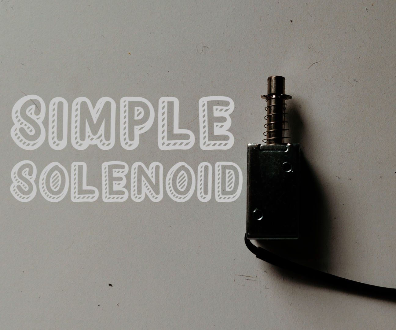 Control a Solenoid With a D1 Mini Micro-controller and Push Button