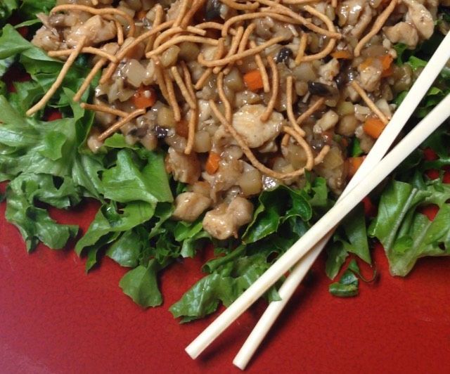 Chinese Chicken Salad (No-wrap Lettuce Wraps)