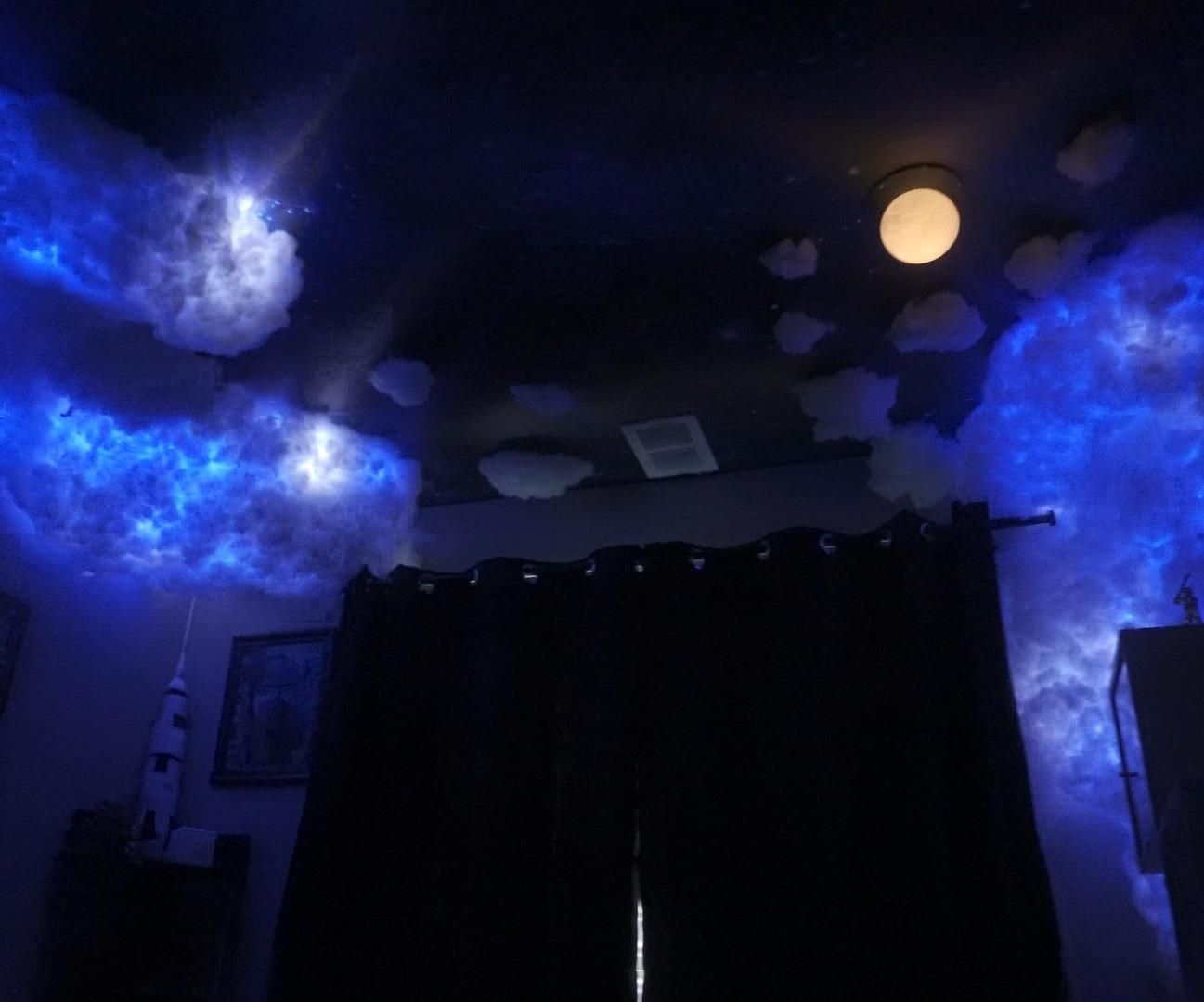 Thunderstorm Clouds With Lightning and Sound