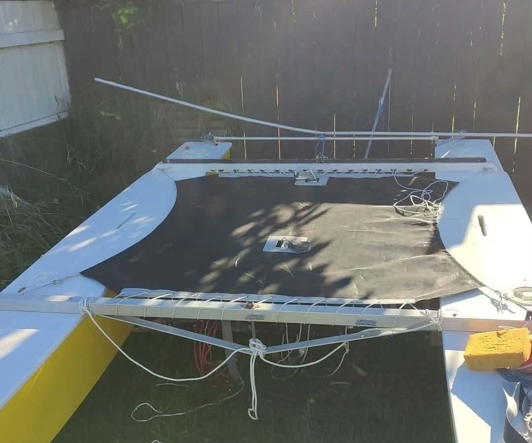 Sewing a Beach Catamaran Trampoline (from Scratch)