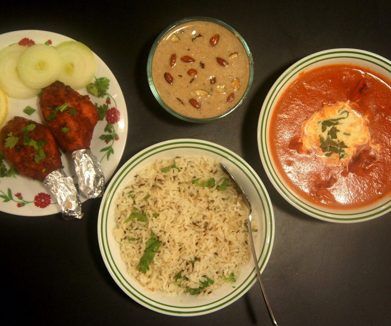 Butter Chicken (Tandoori) & Dates Rice Pudding