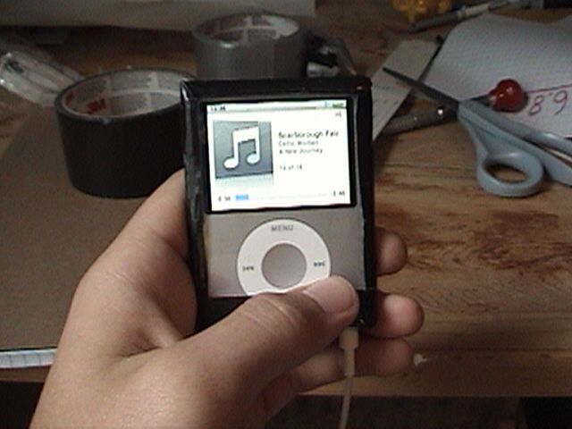 Duct Tape Case / Skin for the New Ipod Nano