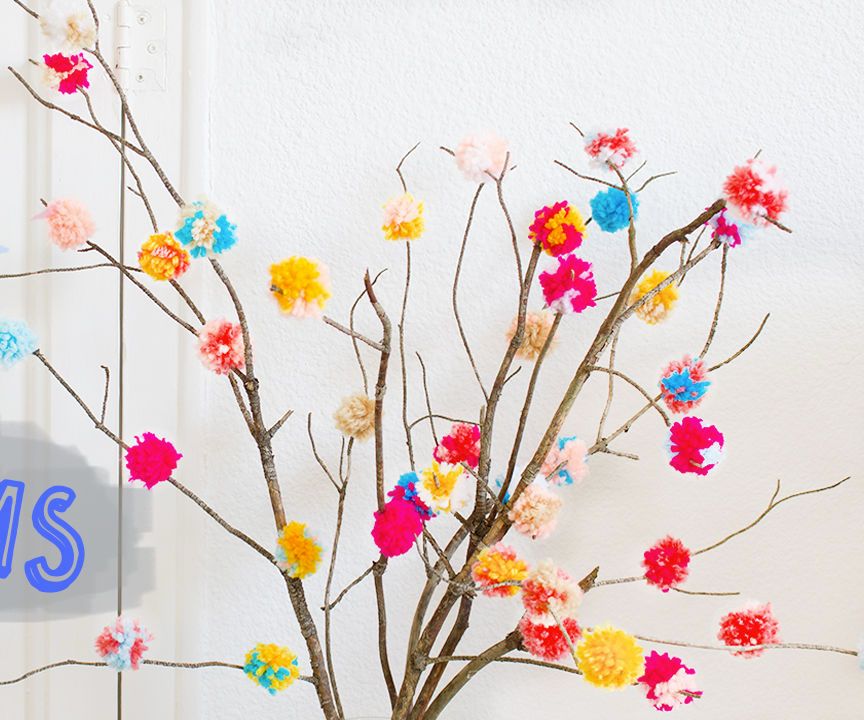 Decorate With Pompoms