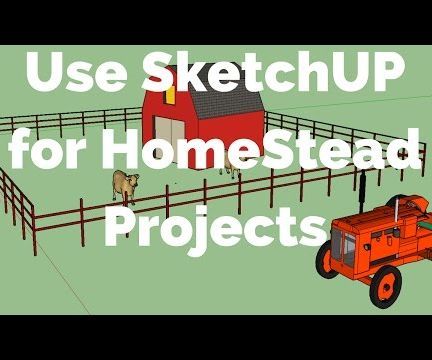 Google Sketchup Tutorial - HomeStead Fencing 