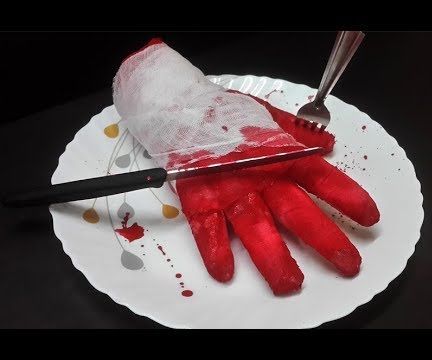 Scary DIY Fake Halloween Hand Prop!