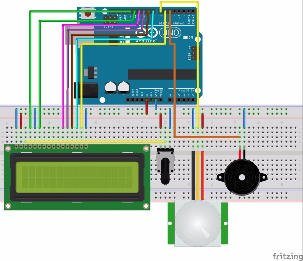Arduino Motion Detector : 3 Steps - Instructables
