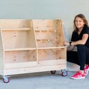 DIY Mobile Plywood and Lumber Storage Cart | Only 1 Sheet of Plywood!