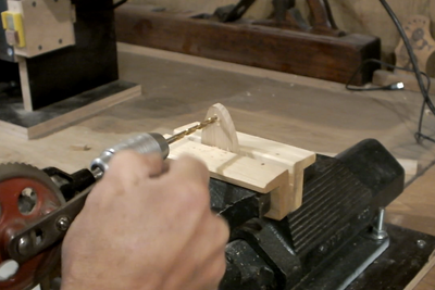 Mark the Position of the Split Ring and Drill a Hole to Mount It