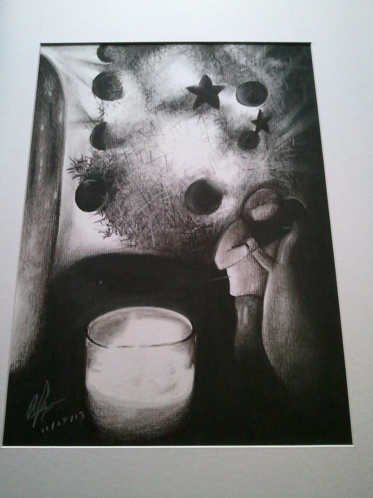 How to Make My Charcoal Christmas Drawing Instructables