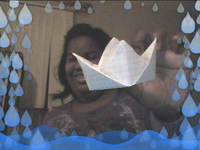 Transforming origami hat