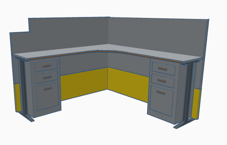Desks/cubicles