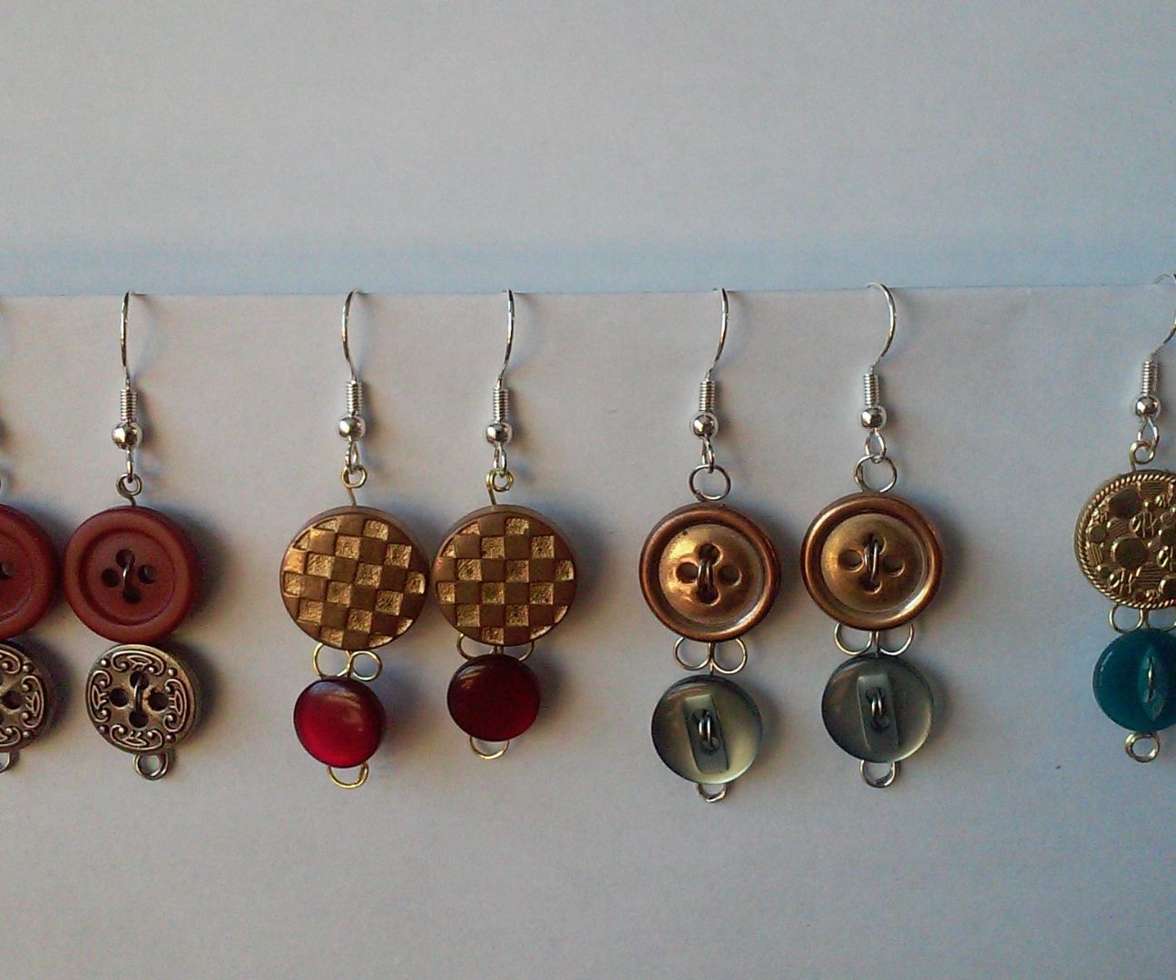 Cute (As A) Button Earrings