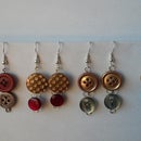 Cute (As A) Button Earrings
