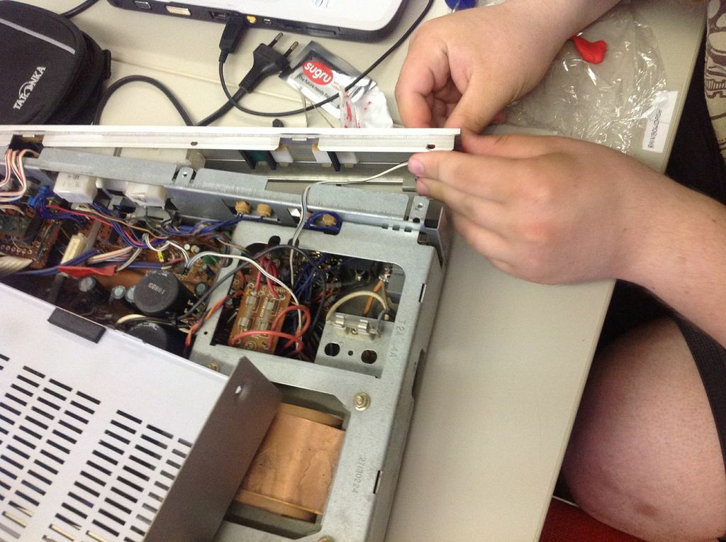 Repair a hard to acces switch with Sugru