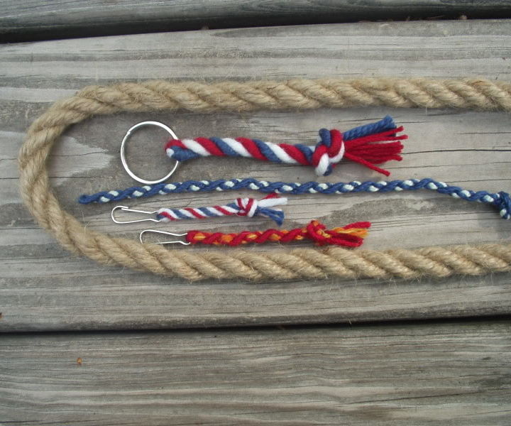 Rope Making With a Hand Powered Drill